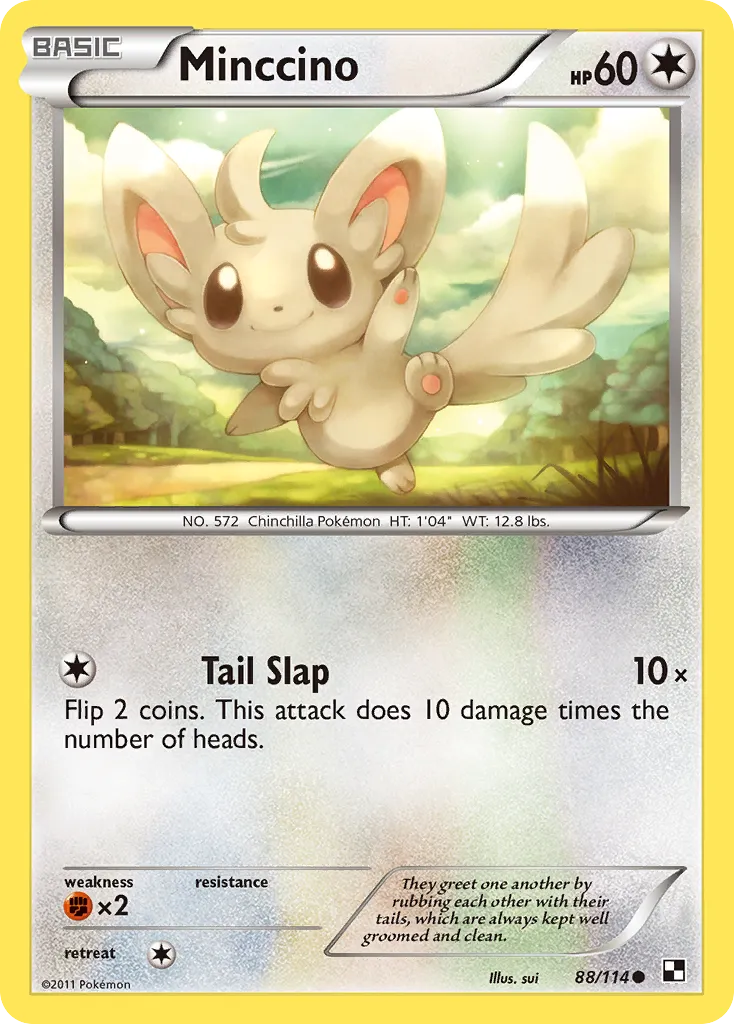 Minccino — Black and White — Pokémon