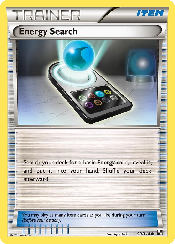Energy Search — Black and White — Pokémon