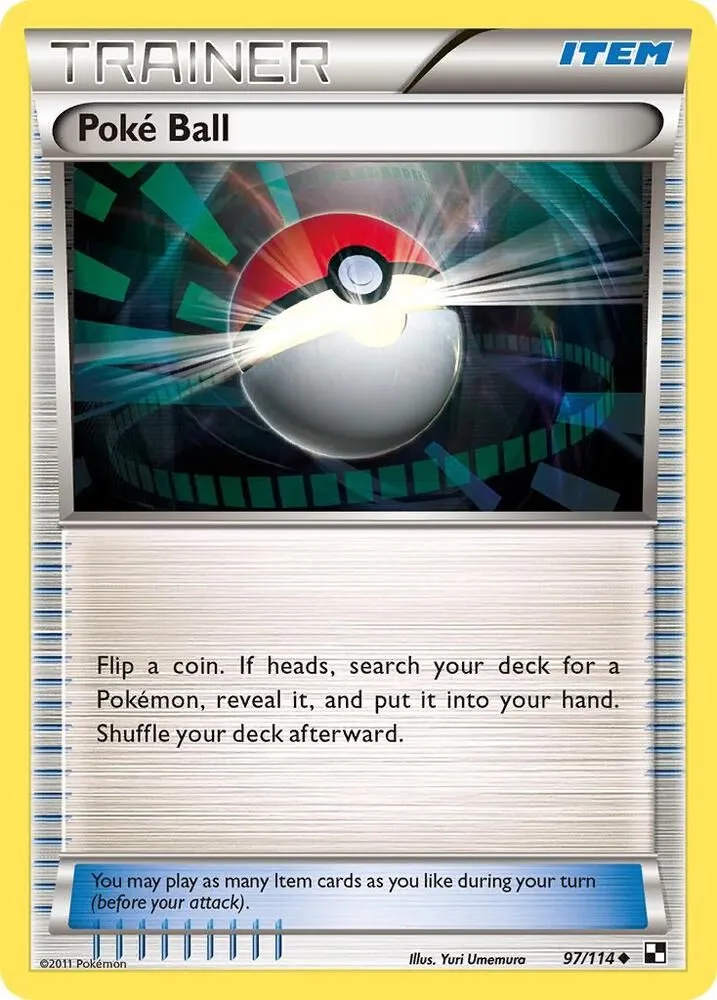 Poke Ball — Black and White — Pokémon