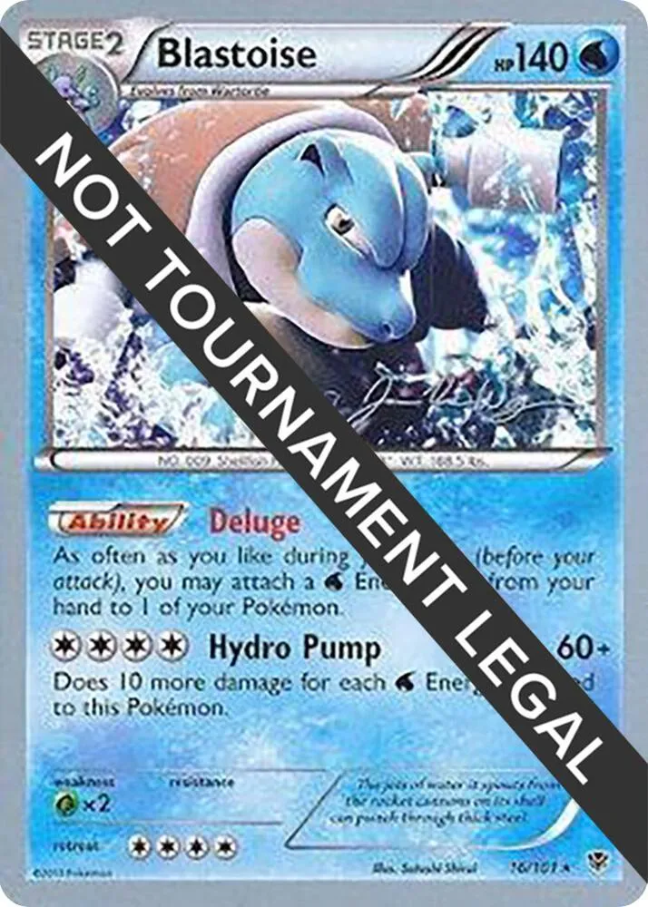 Blastoise — World Championship Decks — Pokemon
