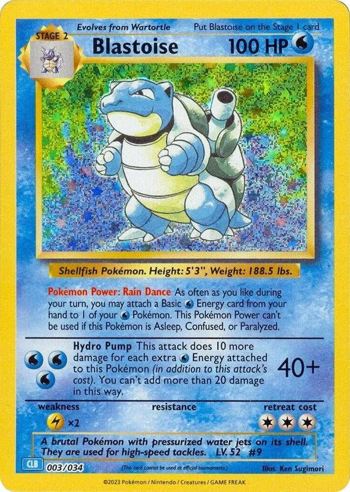 Blastoise — Trading Card Game Classic — Pokémon