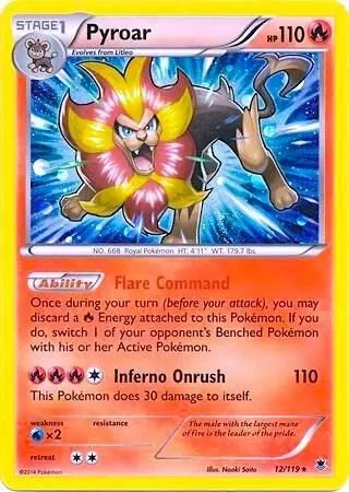 Pyroar — Blister Exclusives — Pokémon