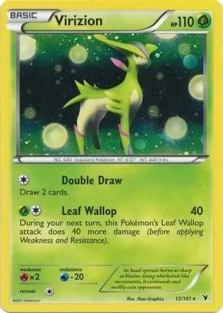 Virizion — Blister Exclusives — Pokemon