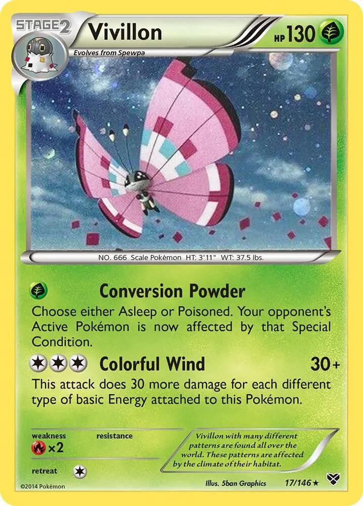 Vivillon — Blister Exclusives — Pokemon