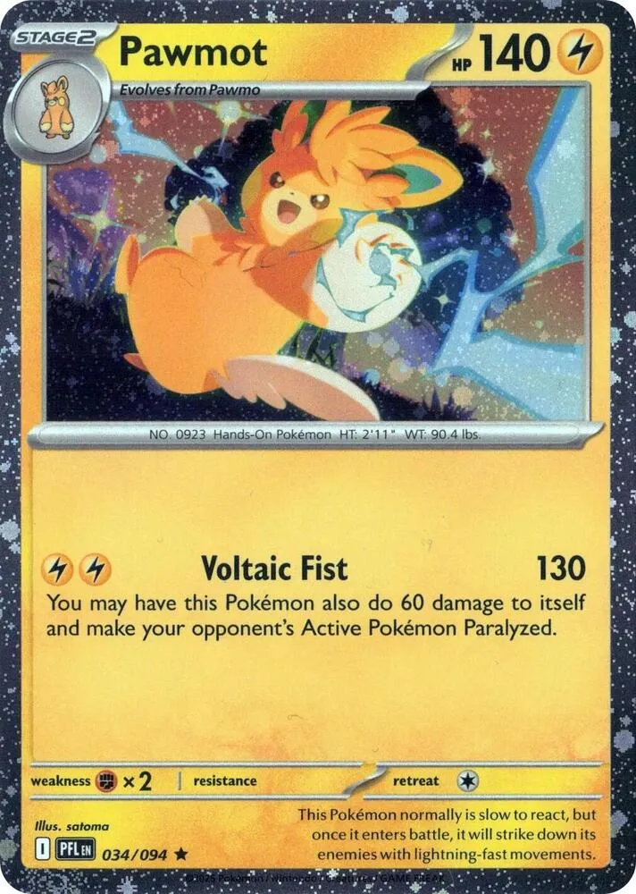 Pawmot — Blister Exclusives — Pokémon