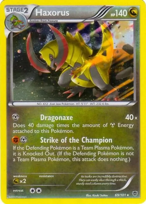 Haxorus — Blister Exclusives — Pokemon