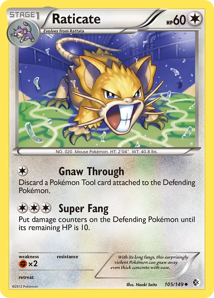 Raticate — Boundaries Crossed — Pokémon