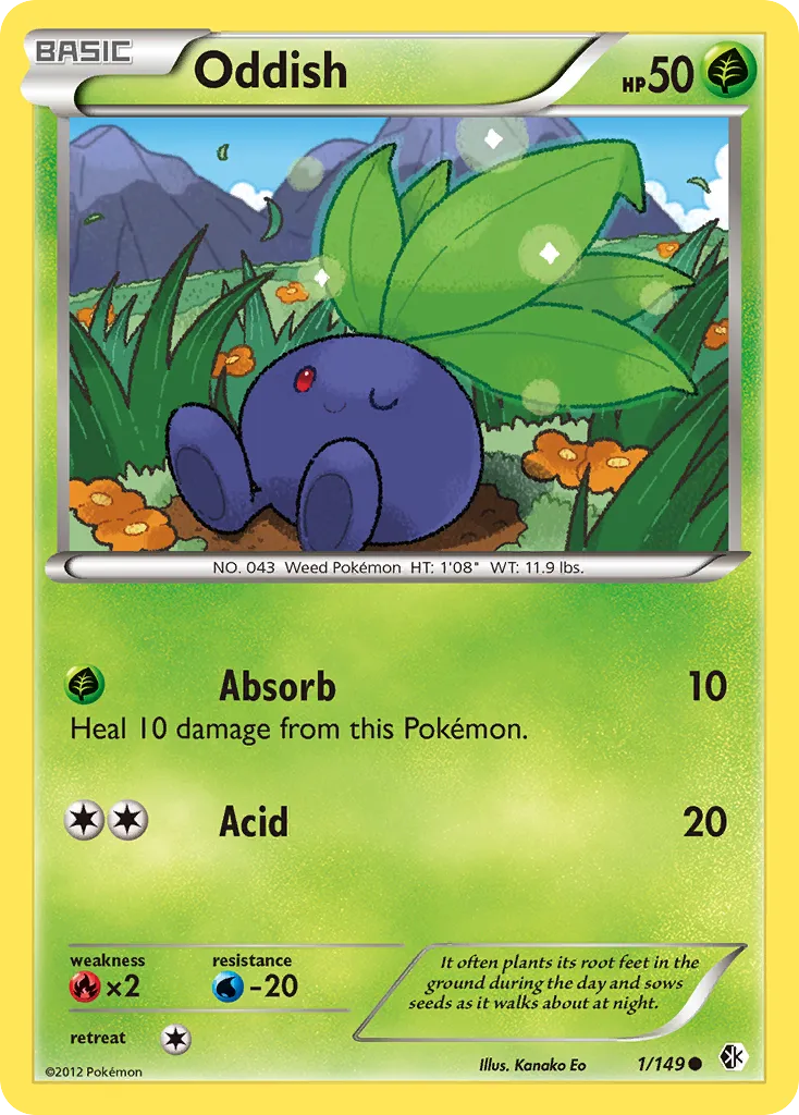 Oddish — Boundaries Crossed — Pokémon