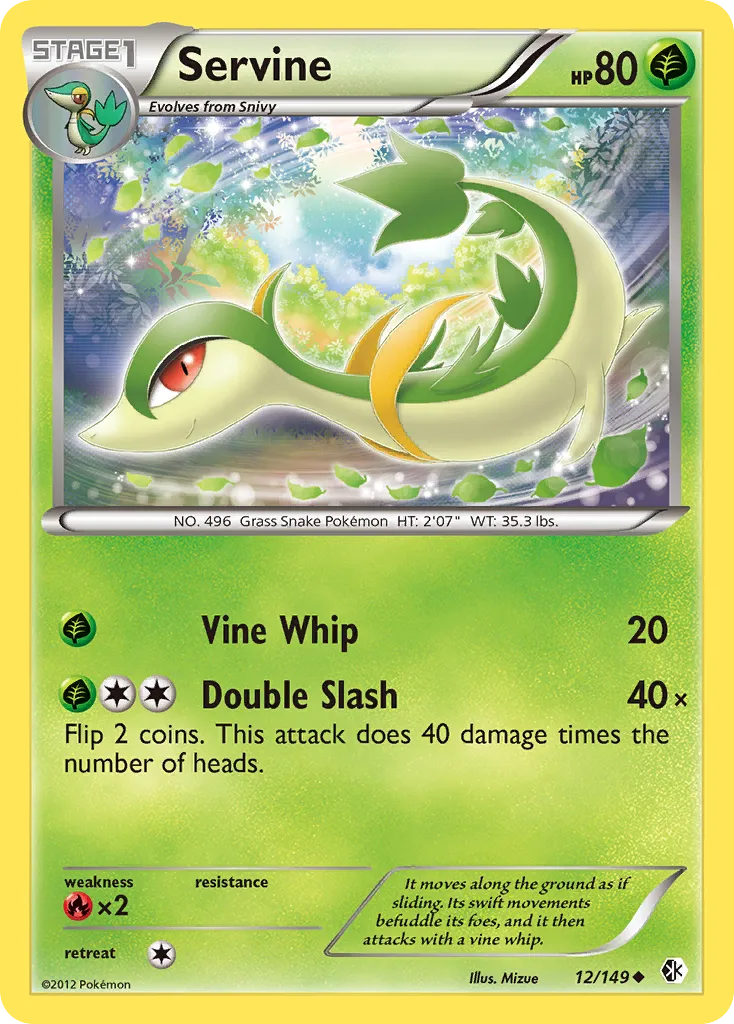 Servine — Boundaries Crossed — Pokemon