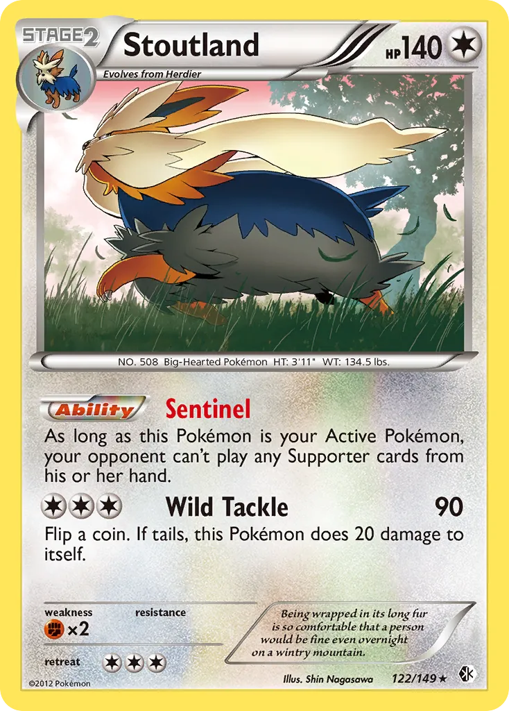 Stoutland — Boundaries Crossed — Pokemon