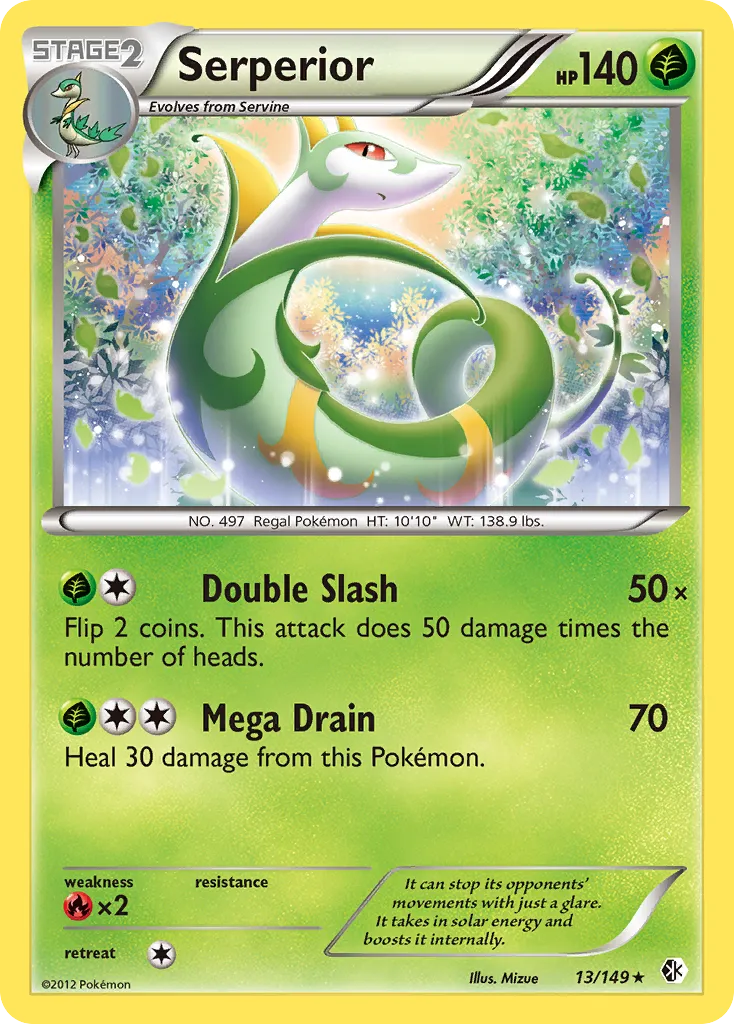 Serperior — Boundaries Crossed — Pokemon