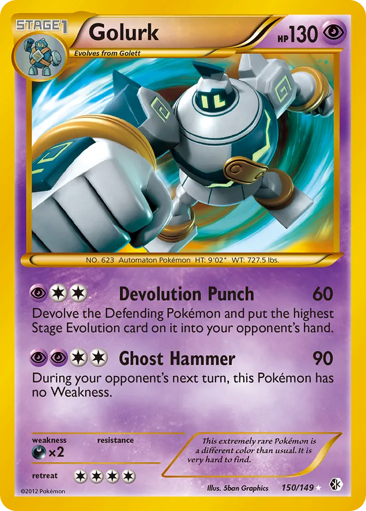 Golurk — Boundaries Crossed — Pokemon