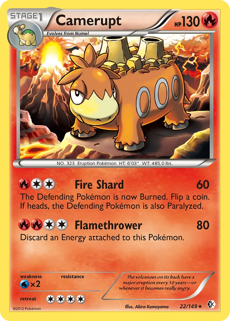 Camerupt — Boundaries Crossed — Pokemon