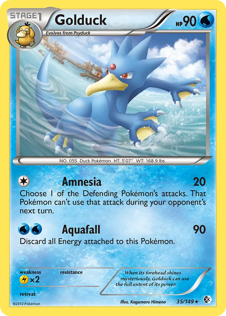 Golduck — Boundaries Crossed — Pokemon