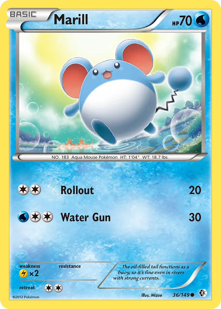 Marill — Boundaries Crossed — Pokémon