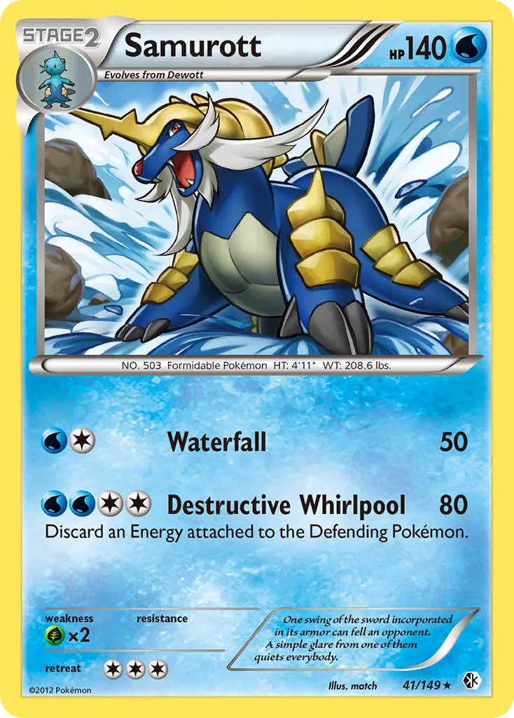 Samurott — Boundaries Crossed — Pokemon