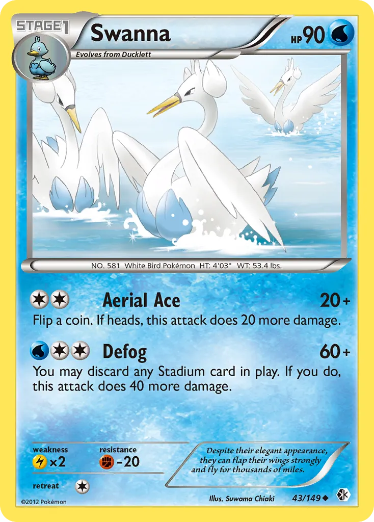 Swanna — Boundaries Crossed — Pokemon