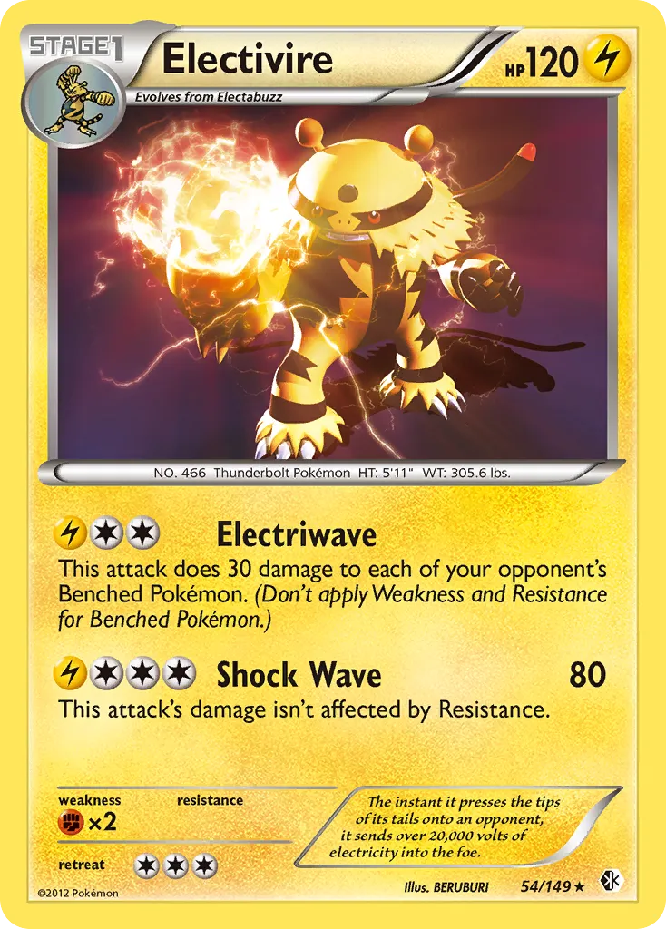 Electivire — Boundaries Crossed — Pokemon