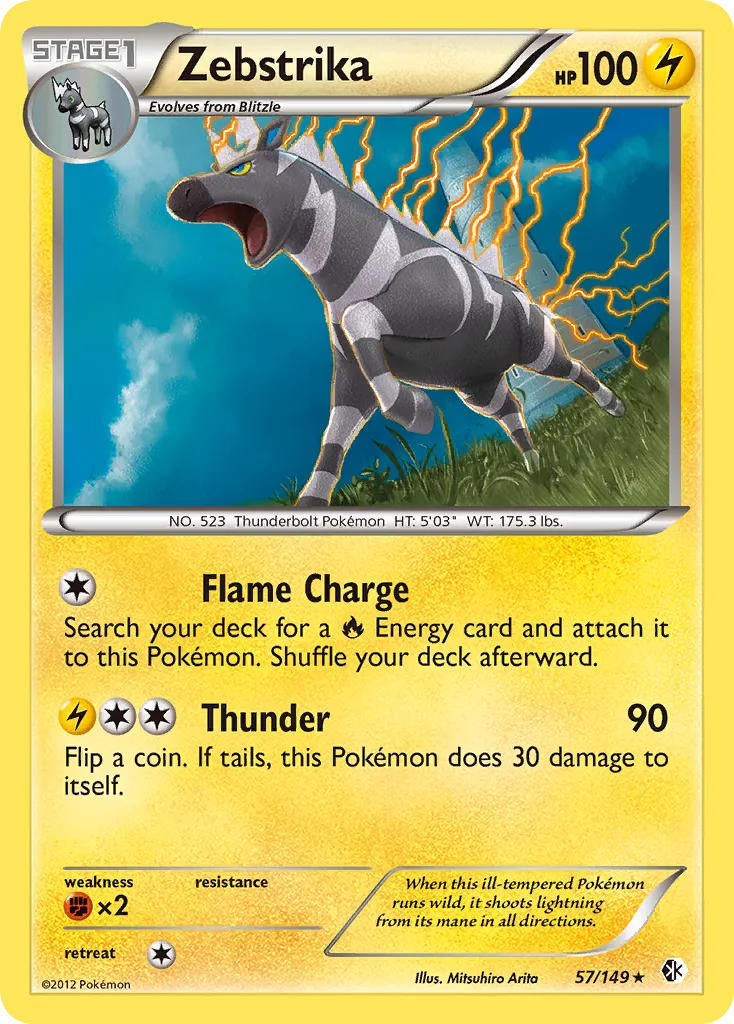 Zebstrika — Boundaries Crossed — Pokemon