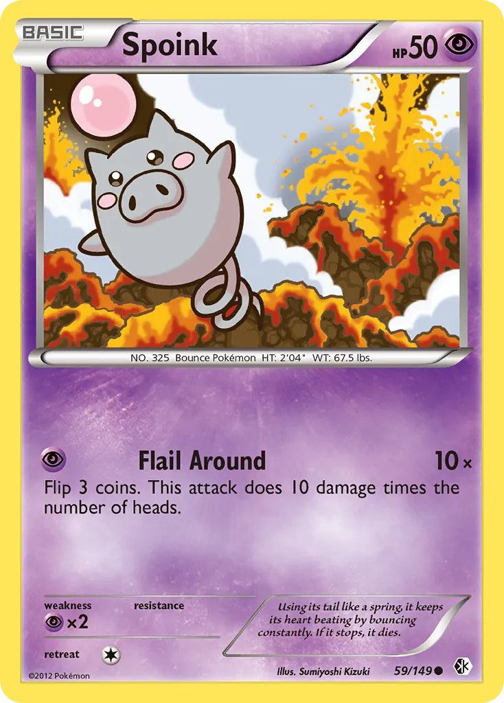 Spoink — Boundaries Crossed — Pokémon