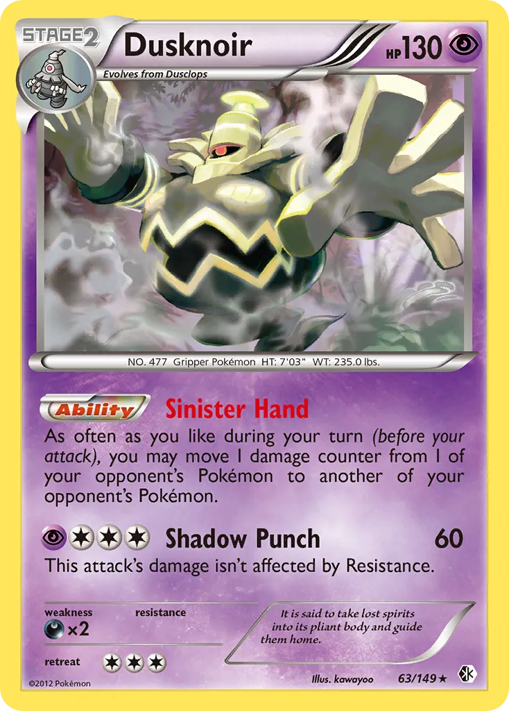 Dusknoir — Boundaries Crossed — Pokémon
