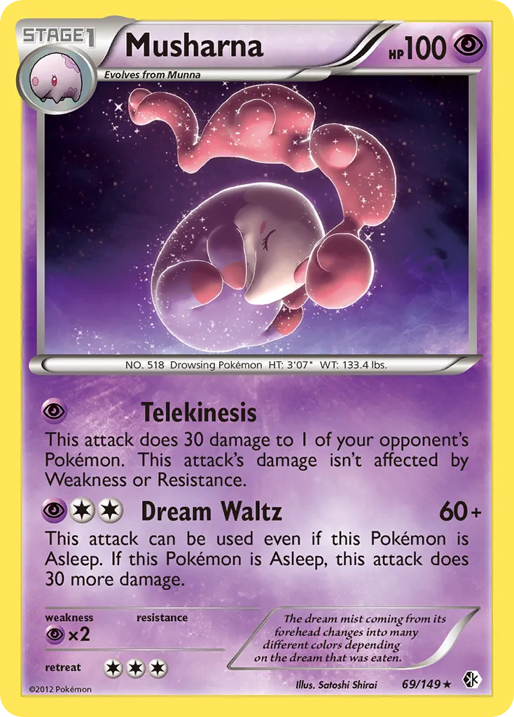 Musharna — Boundaries Crossed — Pokemon