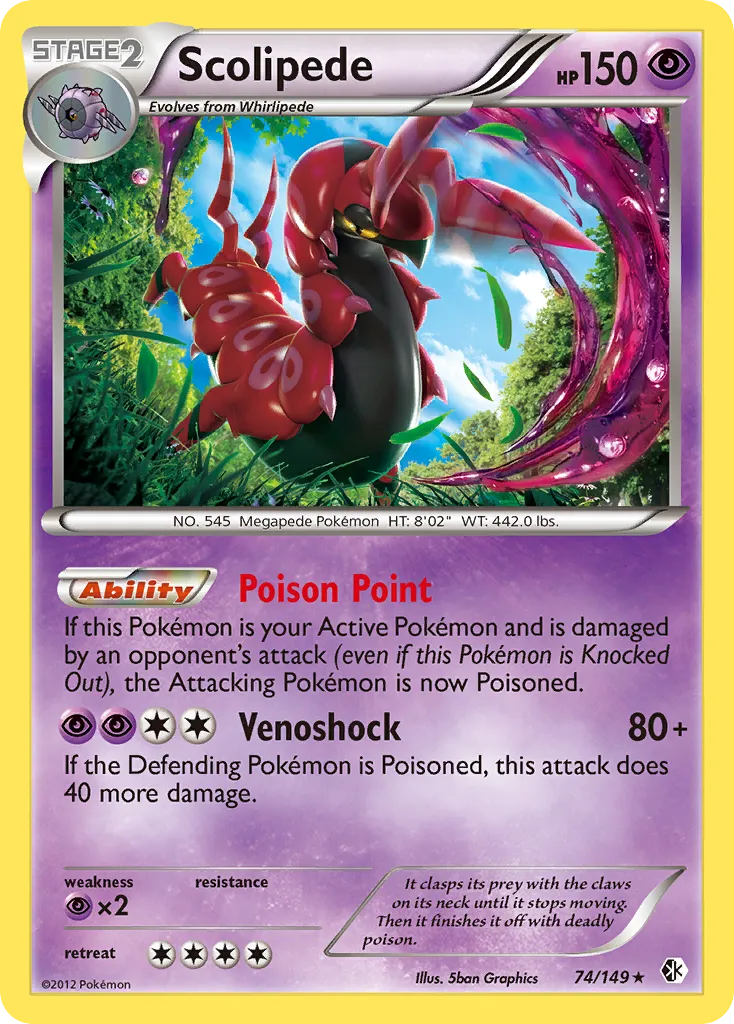 Scolipede — Boundaries Crossed — Pokemon