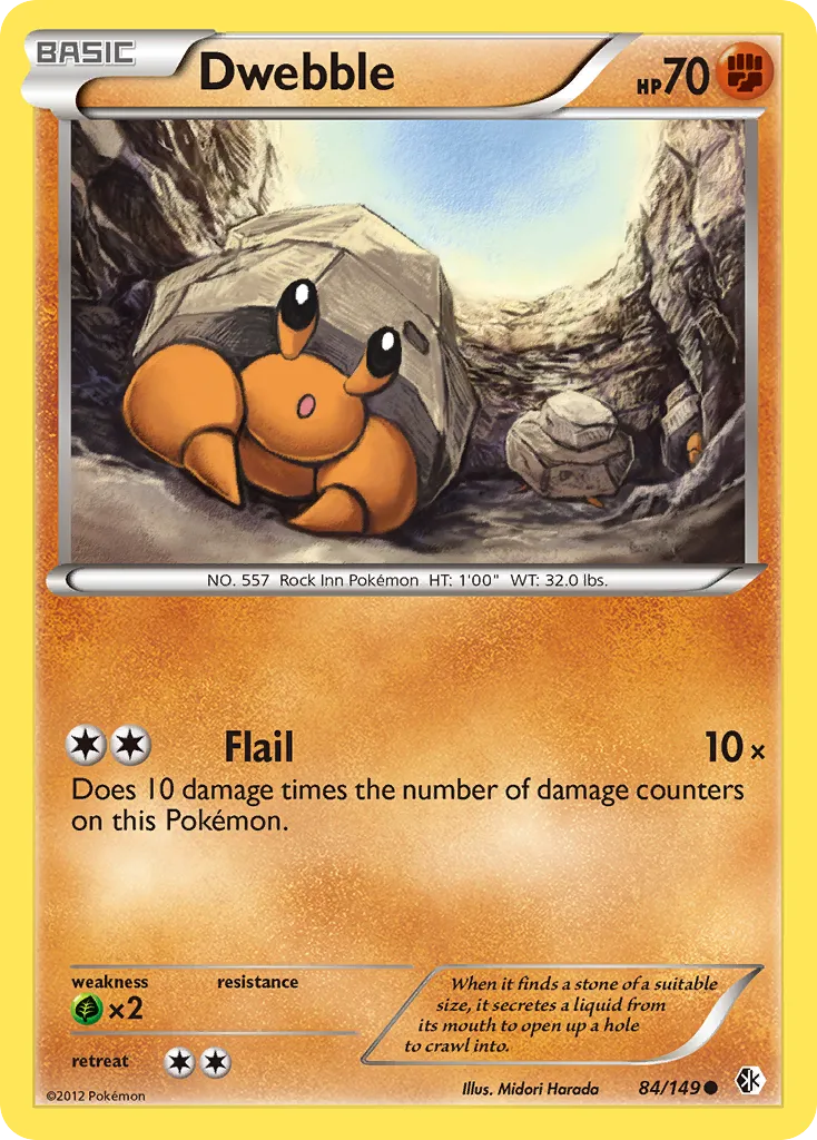Dwebble — Boundaries Crossed — Pokémon