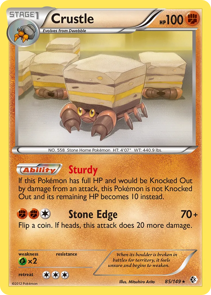 Crustle — Boundaries Crossed — Pokemon