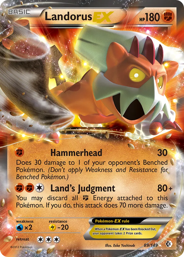 Landorus EX — Boundaries Crossed — Pokemon