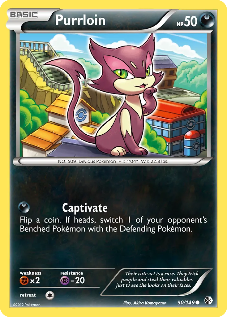 Purrloin — Boundaries Crossed — Pokemon