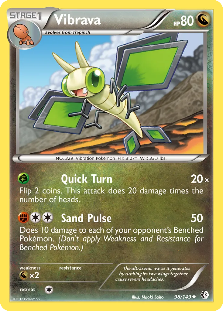 Vibrava — Boundaries Crossed — Pokémon
