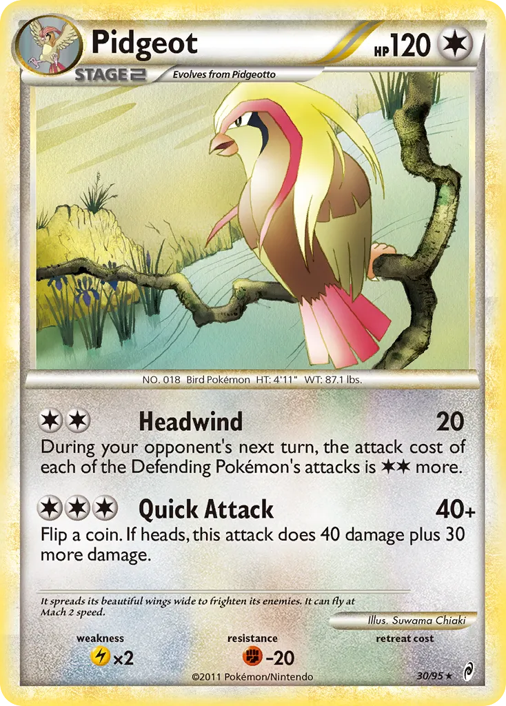 Pidgeot — Call of Legends — Pokemon