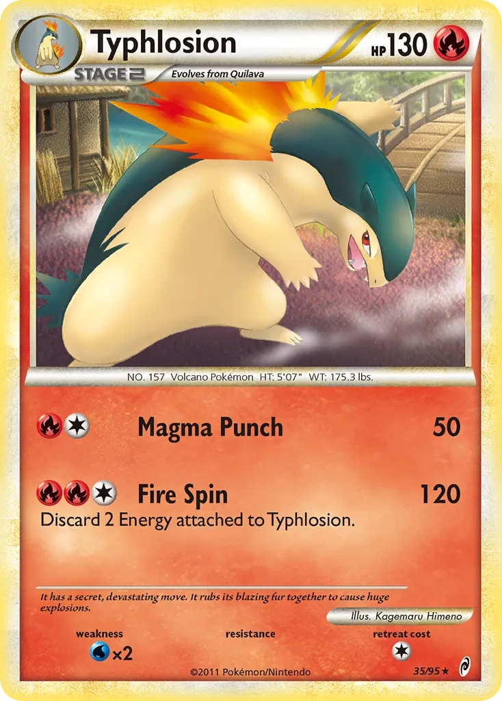 Typhlosion — Call of Legends — Pokemon