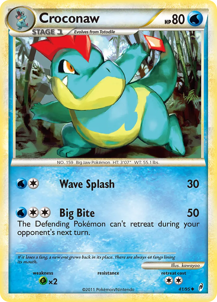 Croconaw — Call of Legends — Pokémon