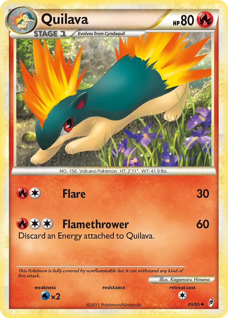 Quilava — Call of Legends — Pokemon