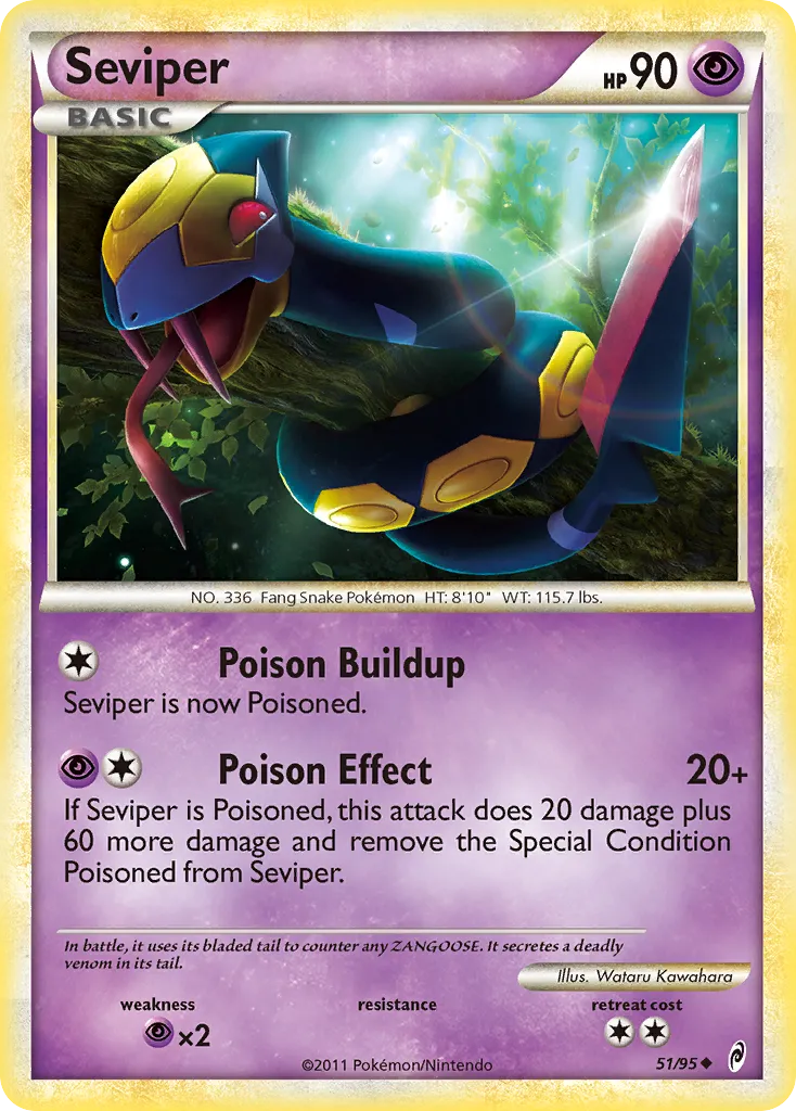 Seviper — Call of Legends — Pokemon