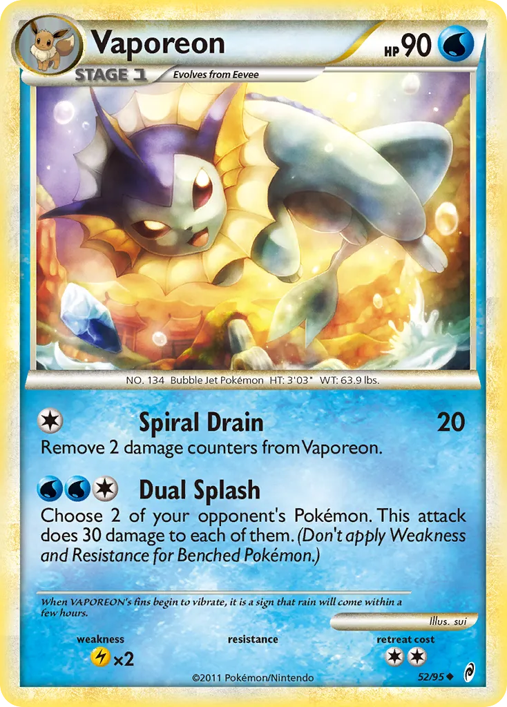 Vaporeon — Call of Legends — Pokemon