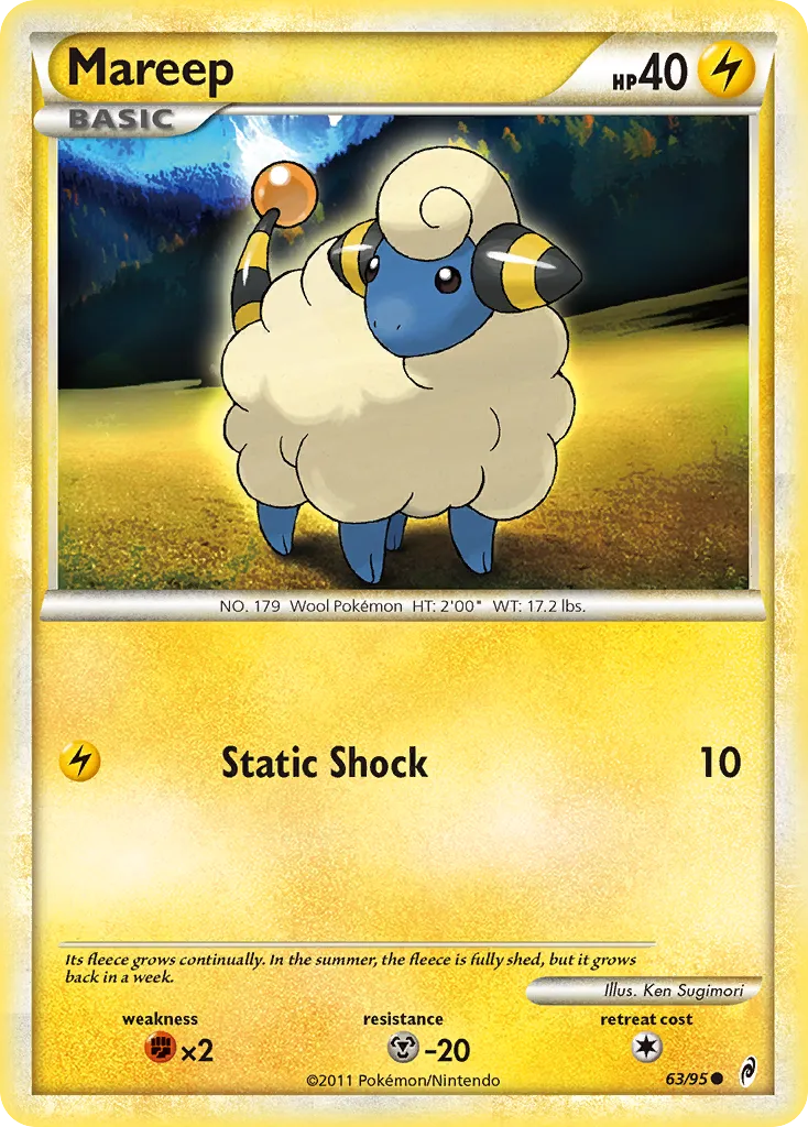 Mareep — Call of Legends — Pokémon