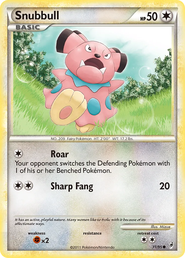 Snubbull — Call of Legends — Pokémon