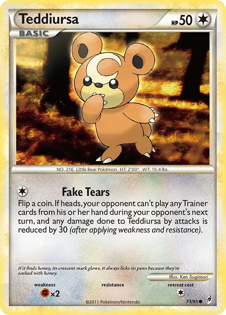 Teddiursa — Call of Legends — Pokémon