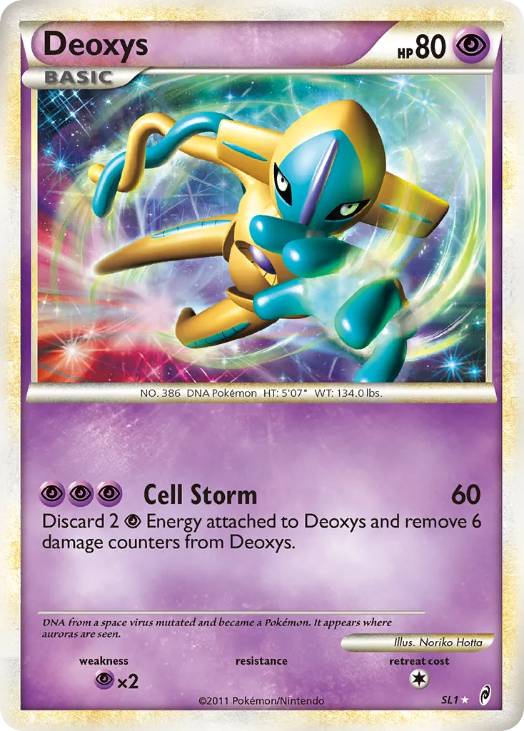 Deoxys from Call of Legends - Pokemon