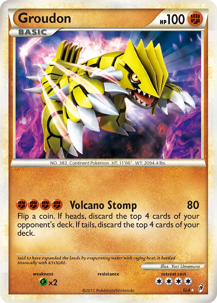 Groudon from Call of Legends - Pokemon