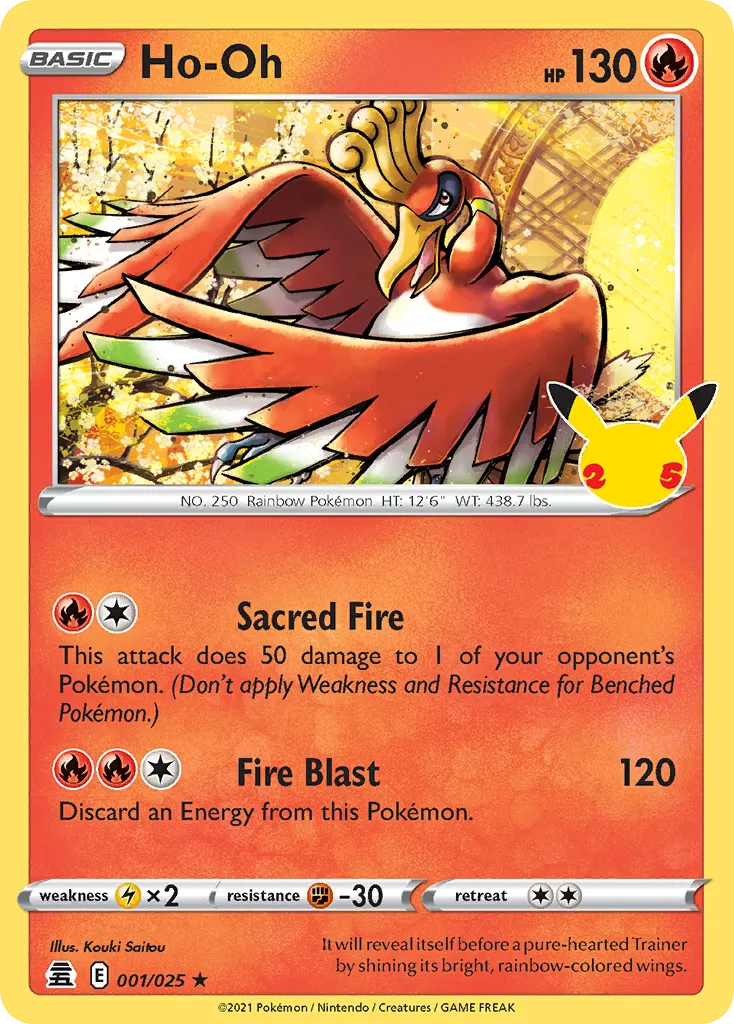 Ho-Oh — Celebrations — Pokémon