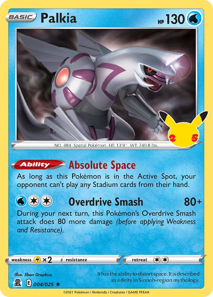 Palkia from Celebrations - Pokemon