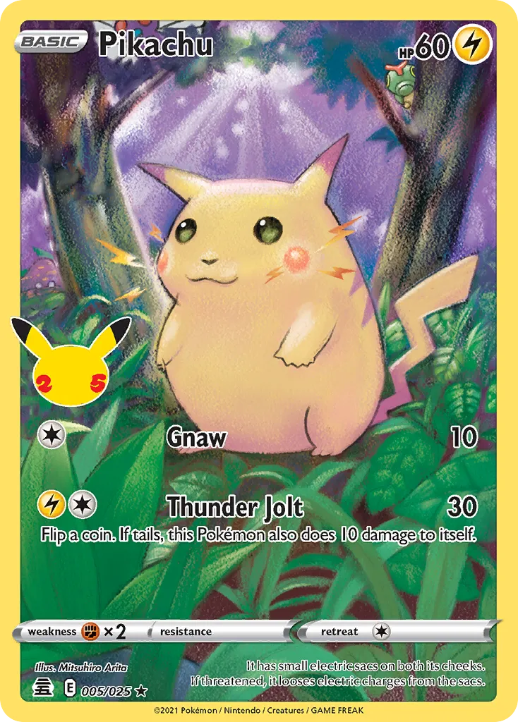 Pikachu — Celebrations — Pokémon