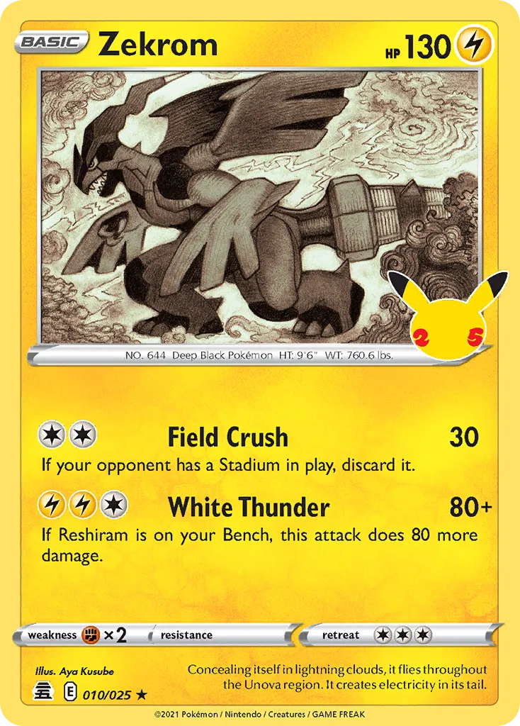 Zekrom — Celebrations — Pokemon