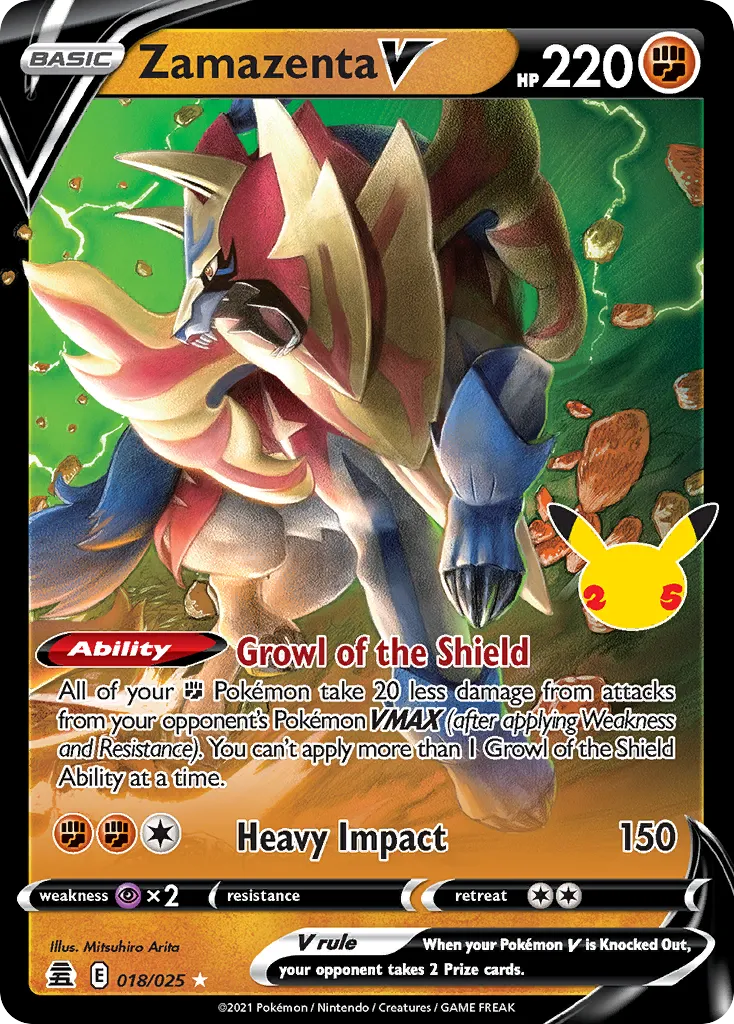 Zamazenta V — Celebrations — Pokémon
