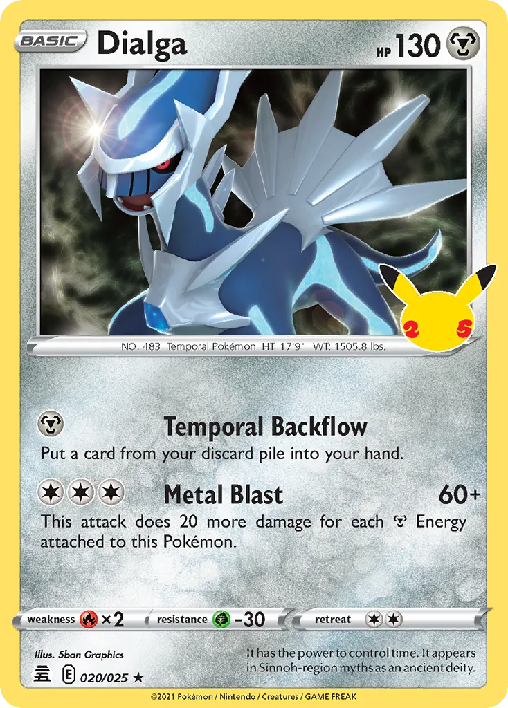 Dialga — Celebrations — Pokémon