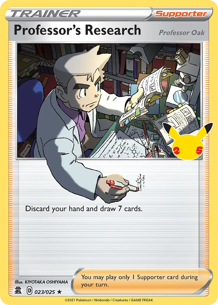 Professor's Research — Celebrations — Pokémon